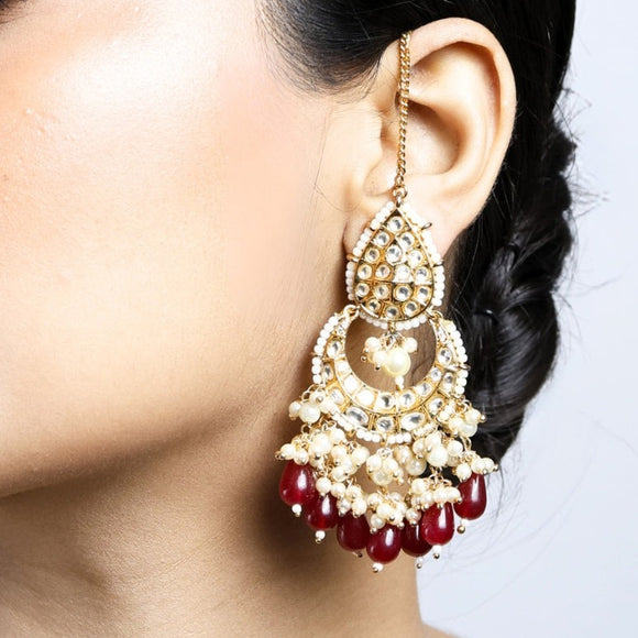 Polki Chandbaliya Earrings