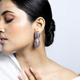 Aamaya Earrings in Purple