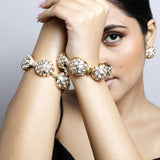 Royal Kundan Bangles Set
