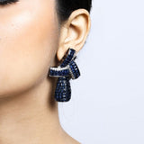 Eliana Dangler Earrings in blue