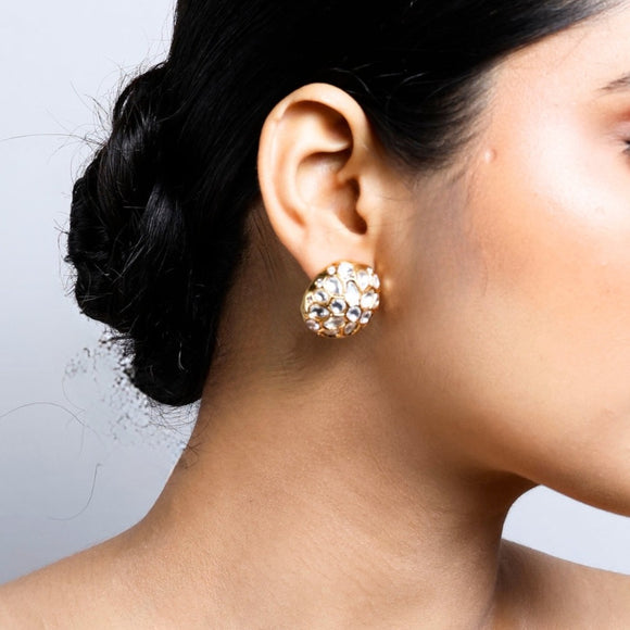 Patchi Kundan Stud Earrings