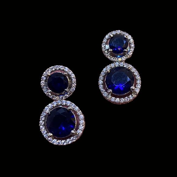 Sapphire Stone Earrings