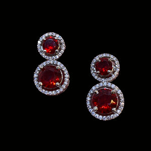 Ruby Stone Earrings