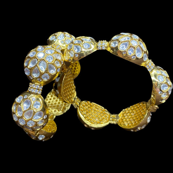 Royal Kundan Bangles Set