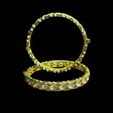 Single Line Kundan Bangle Set