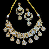 Moira Polki Necklace with Earrings Set