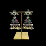 Silver Hasli with Earrings Set
