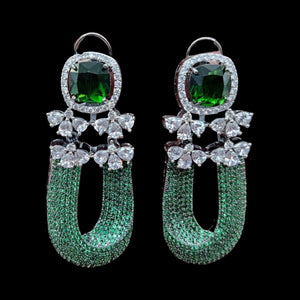Amara Emerald Stone Earrings