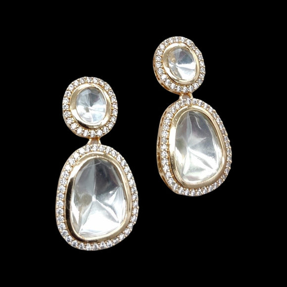 Classy Diamond Polki Earrings