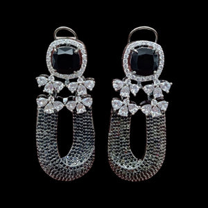Amara Black Stone Earrings
