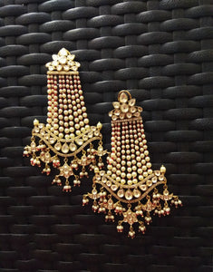 Pearl Chand Bali Earrings - Ziva Art Jewellery