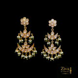 Real looking Polki Earrings