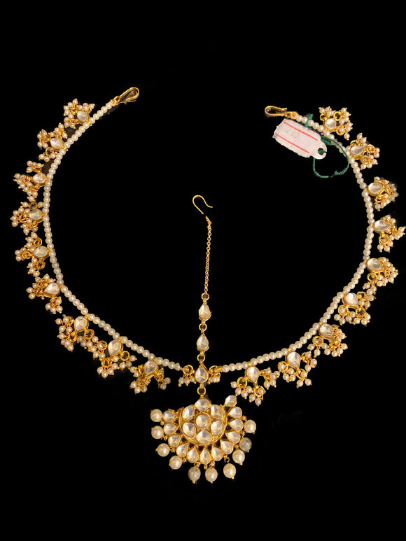 Kundan and Pearl Matta Patti - Ziva Art Jewellery