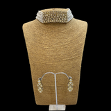 Moissanite Polki Choker with Earrings Set