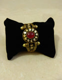 Red Stone Antique Bracelet - Ziva Art Jewellery