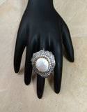 Baroque Pearl Ring - Ziva Art Jewellery