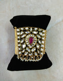 Kundan Gold Dastan bracelet - Ziva Art Jewellery