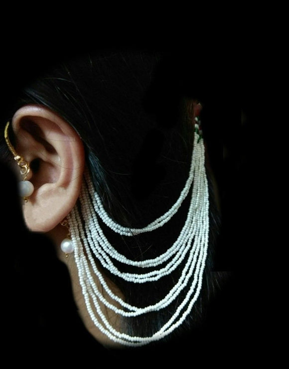 Pearl Earcuff - Ziva Art Jewellery