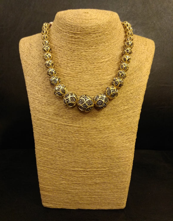 Antique Ball Necklace - Ziva Art Jewellery
